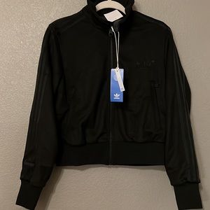 Adidas Women's Blue Version Wool Track Jacket Black